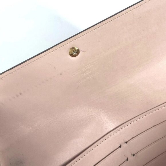 LOUIS VUITTON M90081 MonogramVernis Portefeuille-Sarah Bi-fold Flap Long Wallet - Picture 10 of 16